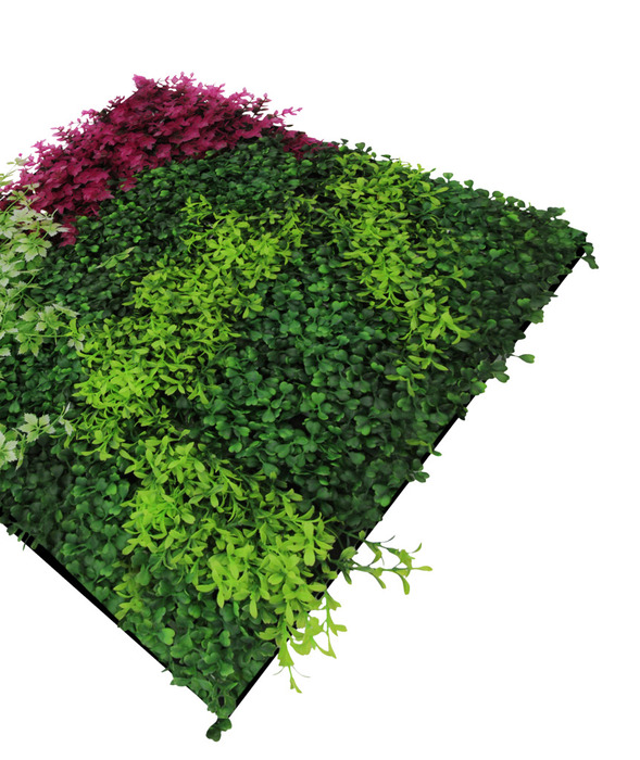 Jangal Modular Wall plantepanel 52 x 52 cm - Pink Mix